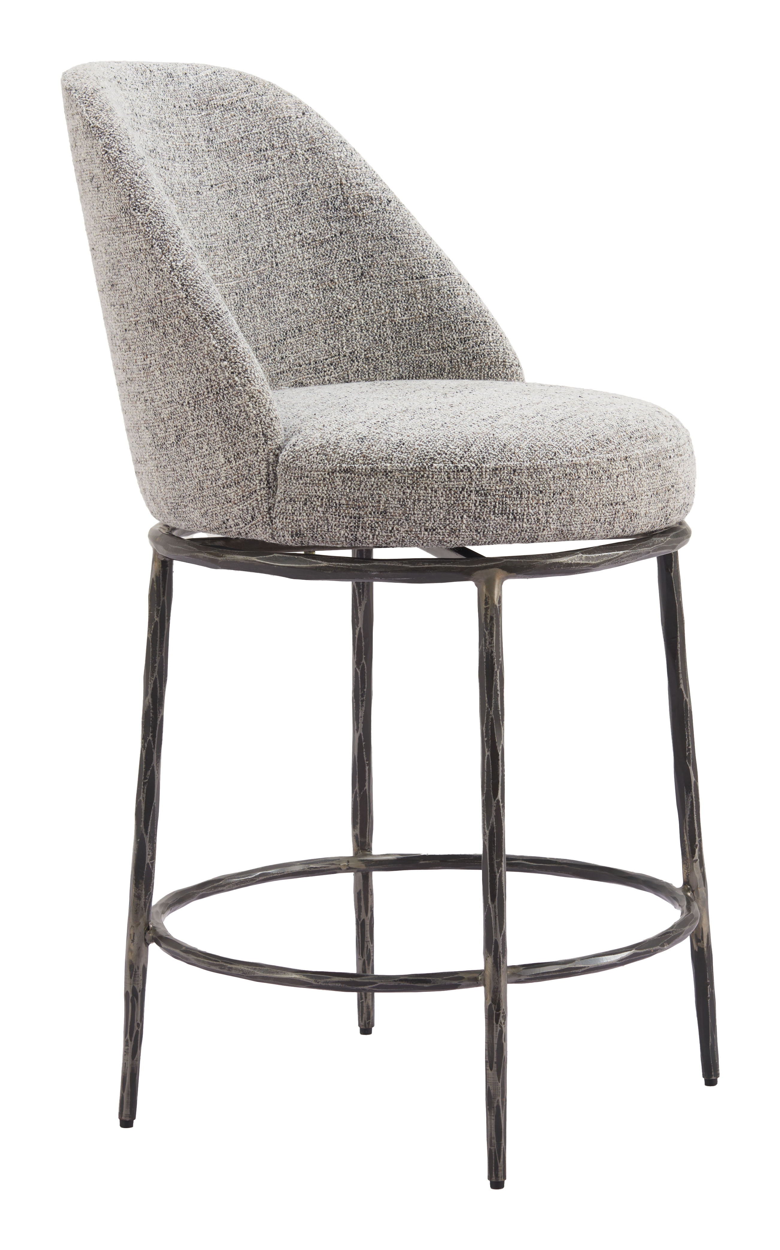 Nordhavn - Swivel Stool - Premium Bar Height (28"-30") from Zuo Modern - Just $1575! Shop now at brett interiors