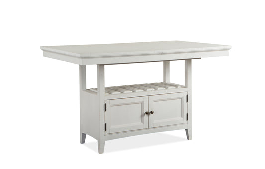 Heron Cove - Counter Table - Chalk White - Premium Counter Tables from Magnussen Furniture - Just $1548! Shop now at brett interiors