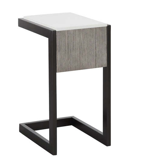 Pure Modern - C-Table with Quartz Top - Moonstone - Premium Accent Tables from Parker House - Just $275! Shop now at brett interiors