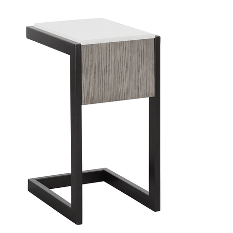 Pure Modern - C-Table with Quartz Top - Moonstone - Premium Accent Tables from Parker House - Just $275! Shop now at brett interiors