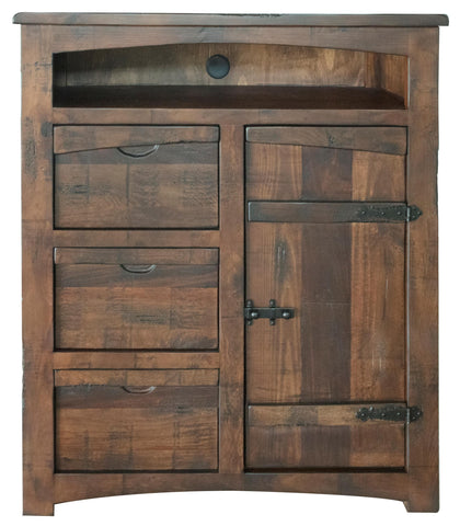 Mezcal - Chest - Deep Brown - Premium Media Chests from International Furniture Direct - Just $1060! Shop now at brett interiors