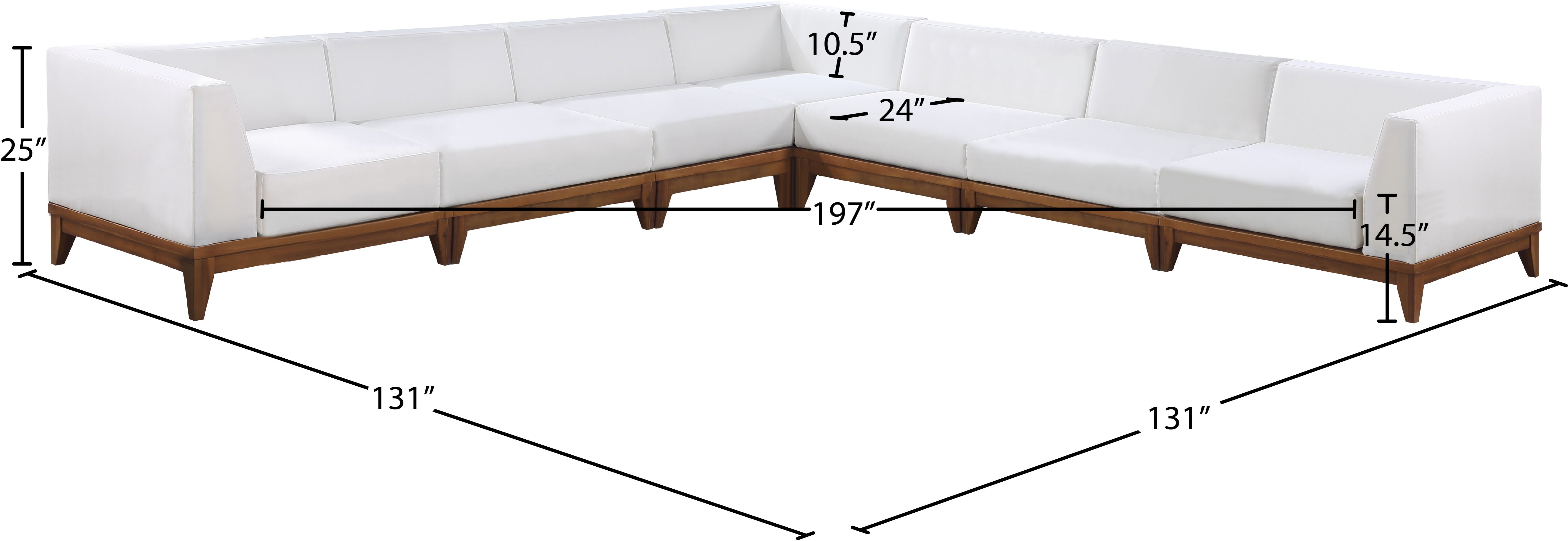 Rio - Modular Sectional - Premium Stationary Sectionals from Meridian Furniture - Just $4925! Shop now at brett interiors