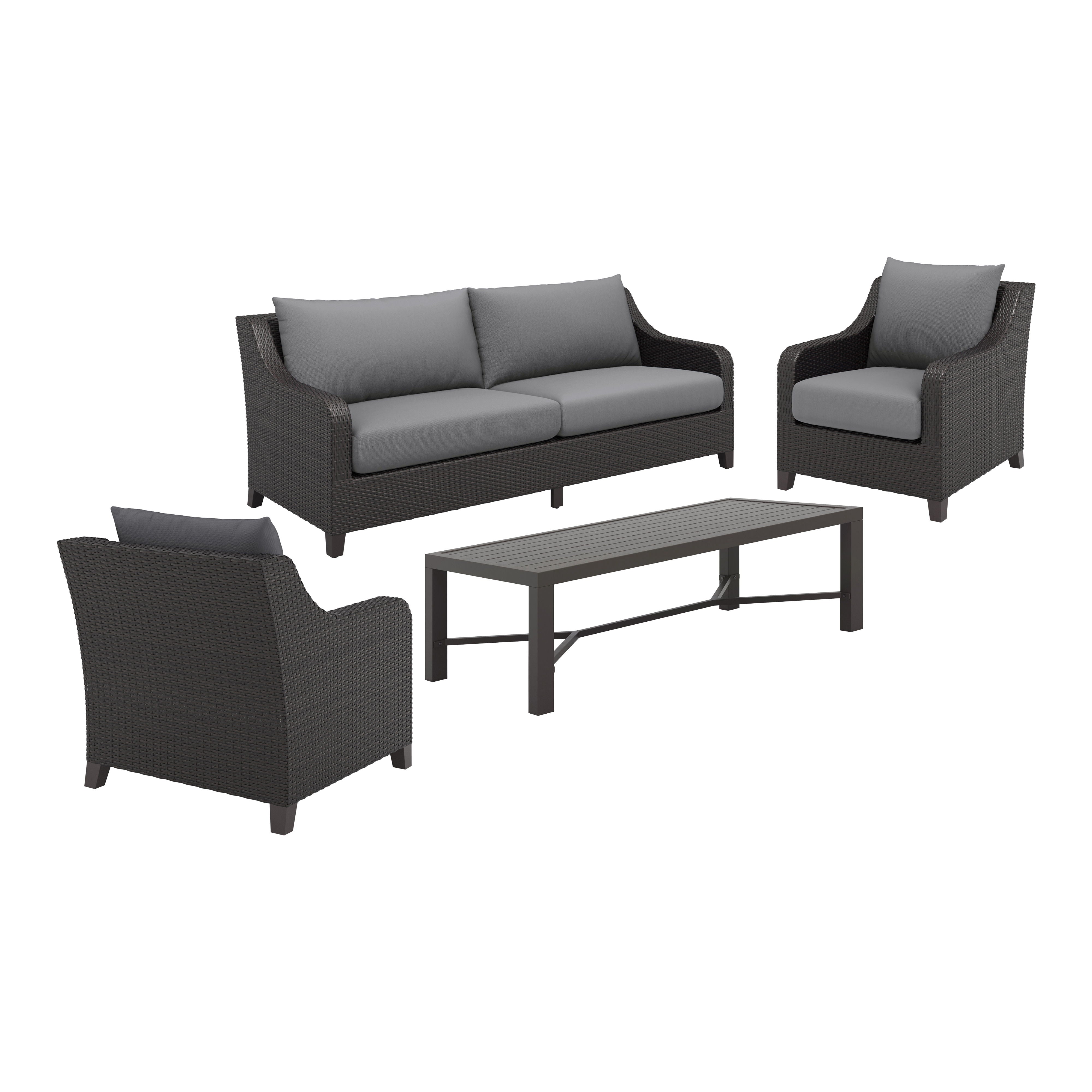 Skye - Outdoor Sofa Set - Premium 4 Piece Outdoor Sets from New Classic - Just $3945! Shop now at brett interiors