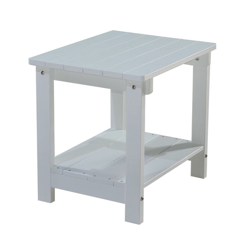 Key West - Weather Resistant Outdoor Indoor Plastic Wood End Table - Premium End Tables from Gather Craft - Just $123! Shop now at brett interiors