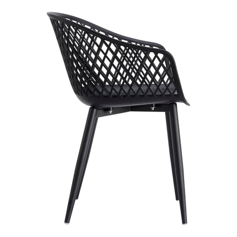 Piazza - Outdoor Chair Chair (Set of 2) - Black - Premium Chair Sets from Moe's Home Collection - Just $572.50! Shop now at brett interiors