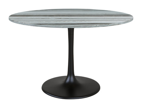 Central City - Dining Table - Gray / Black - Premium Dining Tables from Zuo Modern - Just $2725! Shop now at brett interiors