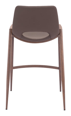 Desi - Counter Stool (Set of 2) Walnut Legs - Premium Stool Sets from Zuo Modern - Just $1400! Shop now at brett interiors