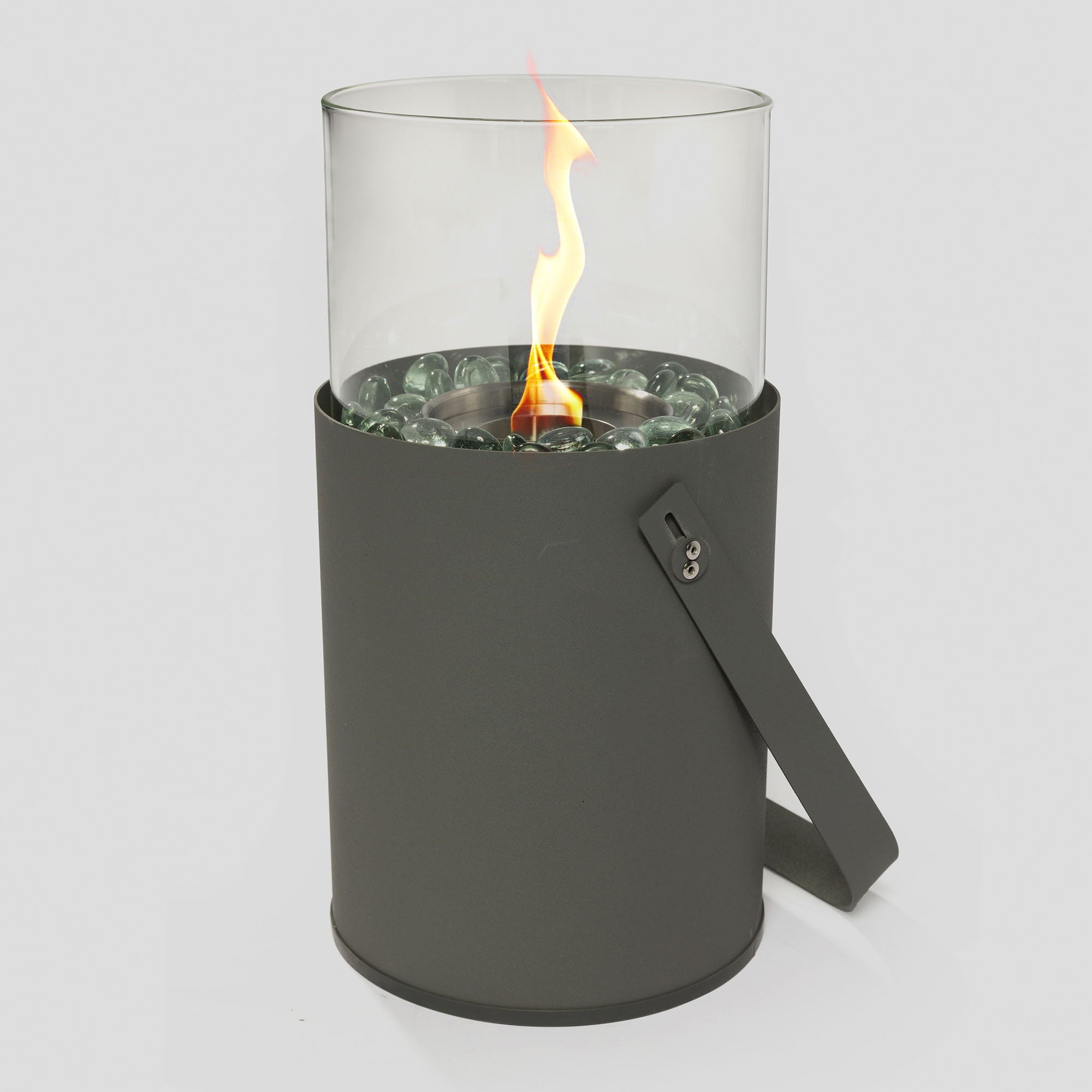 Grey Mini Fire Pit, Tabletop Fire Pit, Ethanol Fire Pit, Portable Fireplace For Indoor&Garden For Dinner Parties, Home Decoration - Premium Fire Pits from AS Outdoor Heating - Just $59! Shop now at brett interiors