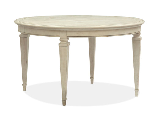 Newport - Round Dining Table - Alabaster - Premium Dining Tables from Magnussen Furniture - Just $1259! Shop now at brett interiors