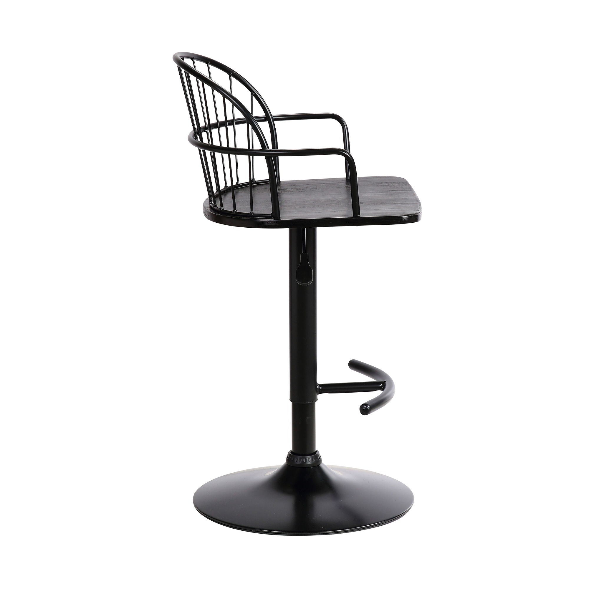 Edward - Adjustable Barstool - Premium Adjustable Height from Armen Living - Just $210! Shop now at brett interiors