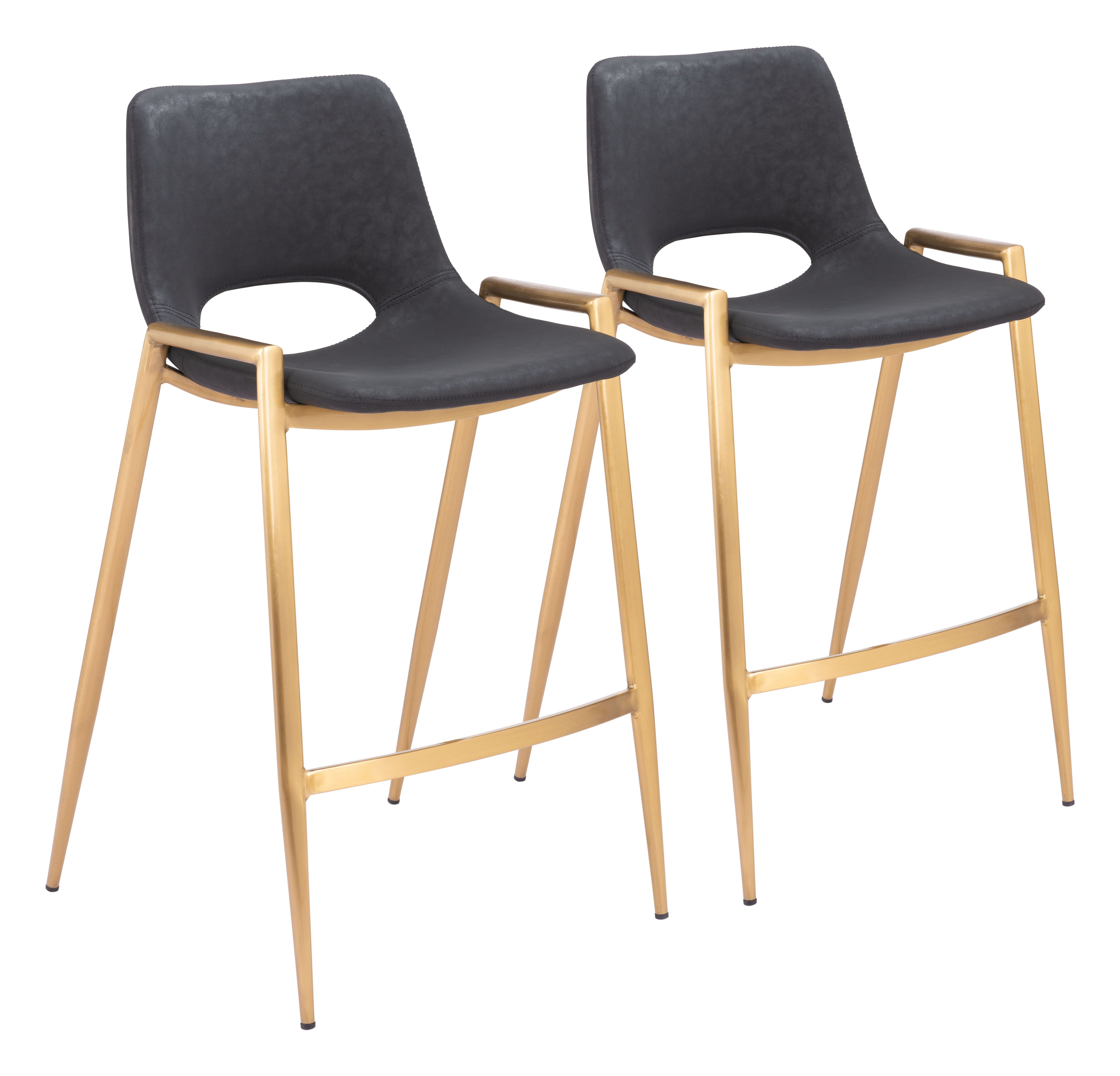 Desi - Counter Stool (Set of 2) - Premium Stool Sets from Zuo Modern - Just $1650! Shop now at brett interiors