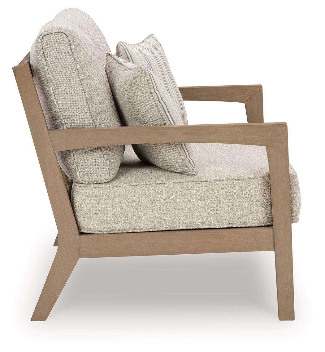 Hallow Creek - Driftwood - Loveseat With Cushion - Premium Loveseats from Signature Design by Ashley® - Just $1758.75! Shop now at brett interiors