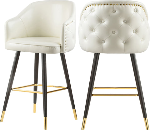 Barbosa - Counter Bar Stool (Set of 2) - Premium Stool Sets from Meridian Furniture - Just $725! Shop now at brett interiors