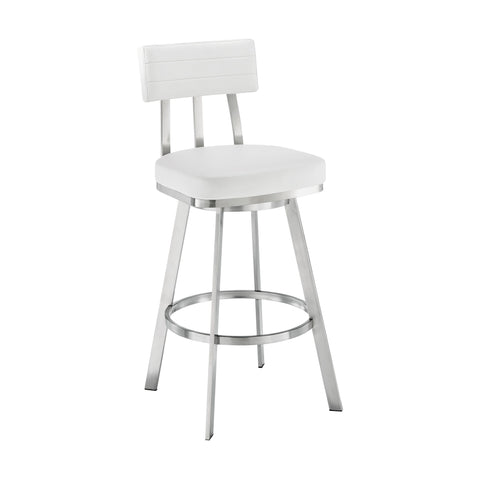 Benjamin - Swivel Stool - Brushed Steel Legs Armen Living