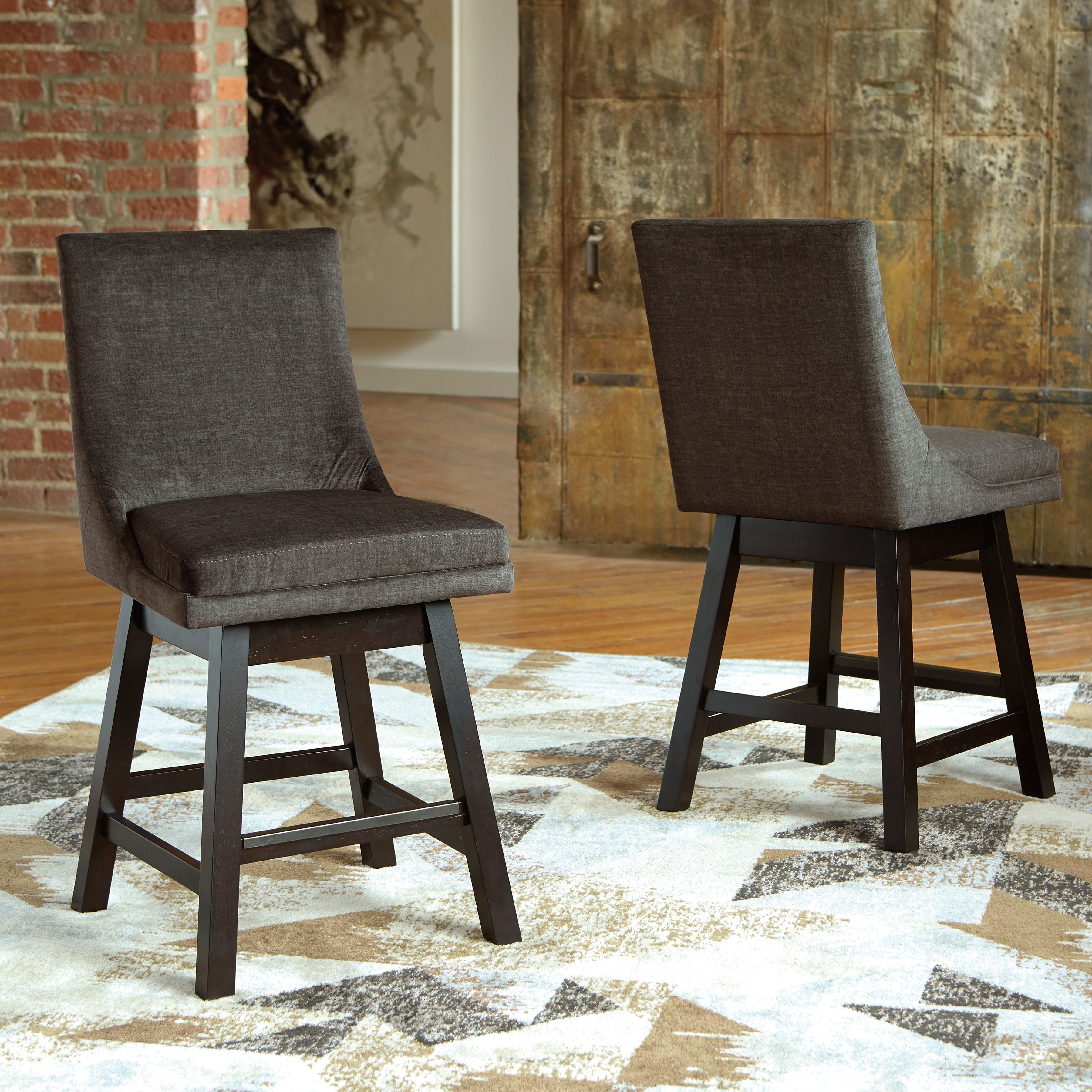 Tallenger - Swivel Barstool (Set of 2) - Premium Stool Sets from Signature Design by Ashley® - Just $444.70! Shop now at brett interiors