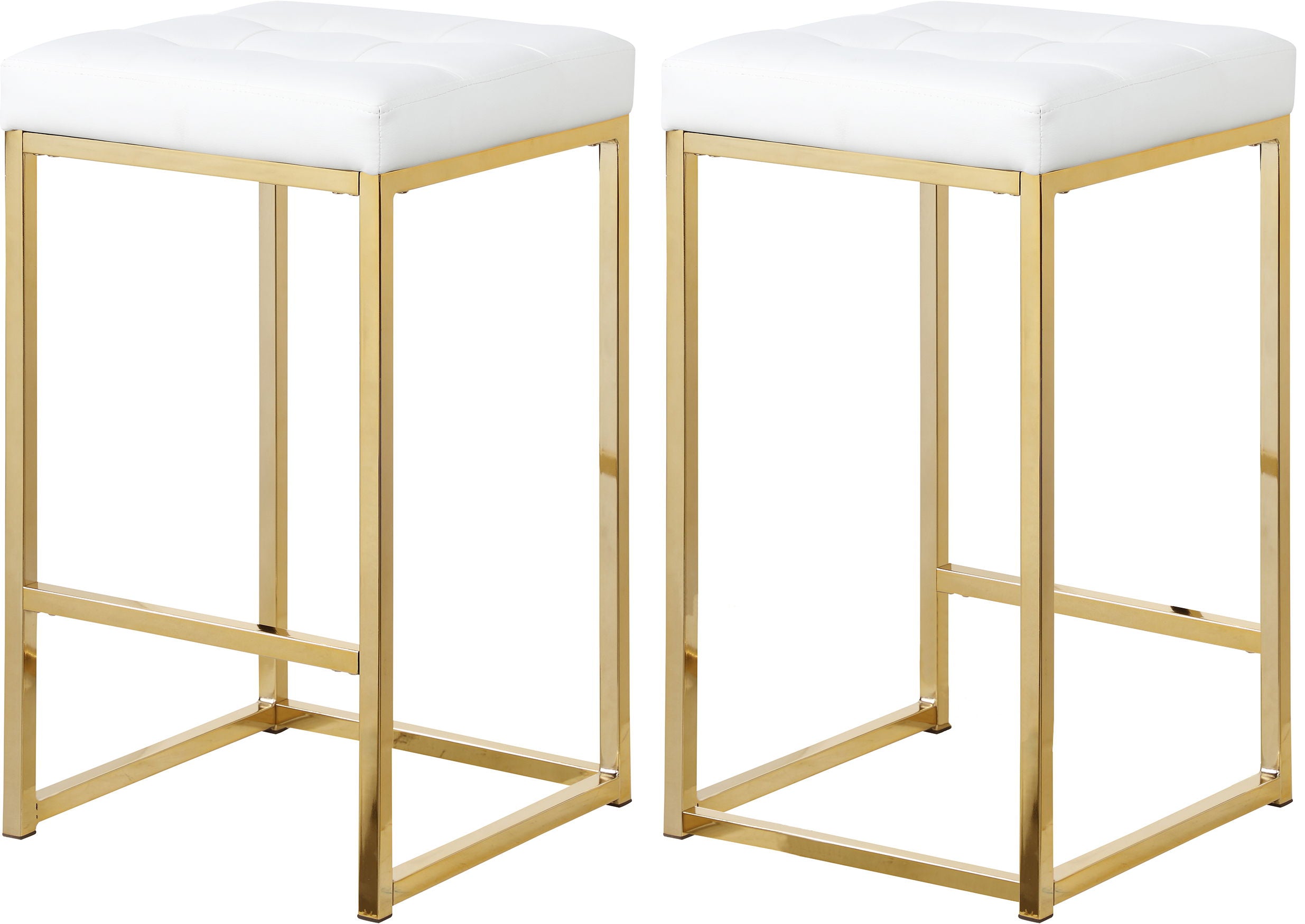 Nicola - Steel Stool (Set of 2) - Premium Stool Sets from Meridian Furniture - Just $450! Shop now at brett interiors