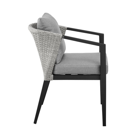 Palma - Outdoor Patio Dining Chairs With Cushions (Set of 2) - Aluminum - Premium Chair Sets from Armen Living - Just $1425! Shop now at brett interiors