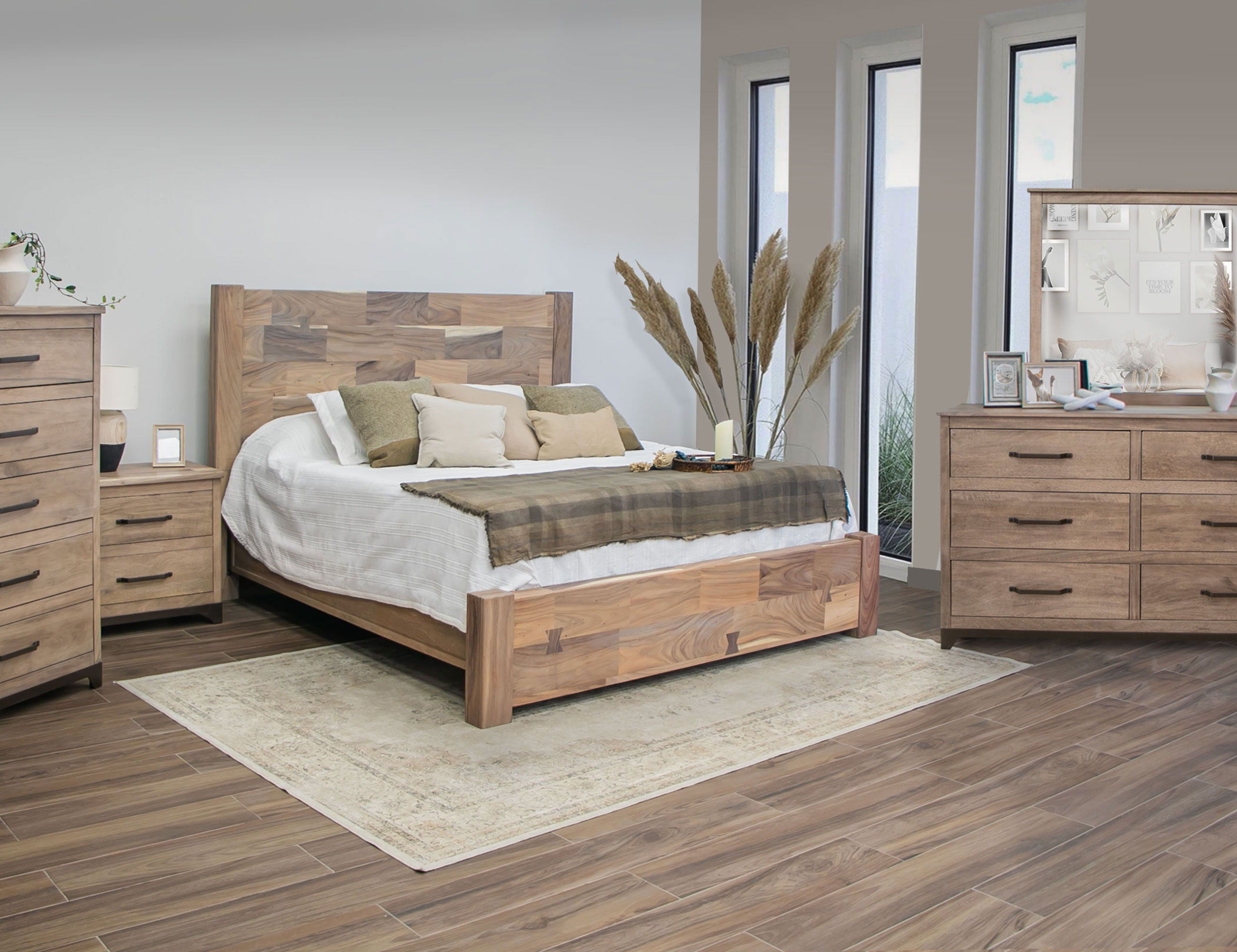 Natural Parota - Nightstand - Brown Cappuccino - Premium Accent Nightstands from International Furniture Direct - Just $675! Shop now at brett interiors