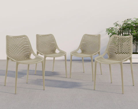 Mykonos - Outdoor Patio Dining Chair Set - Premium Chair Sets from Meridian Furniture - Just $650! Shop now at brett interiors