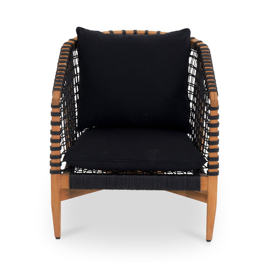 Kuna - Outdoor Lounge Chair - Black - Premium Lounge Chairs from Moe's Home Collection - Just $2497.50! Shop now at brett interiors