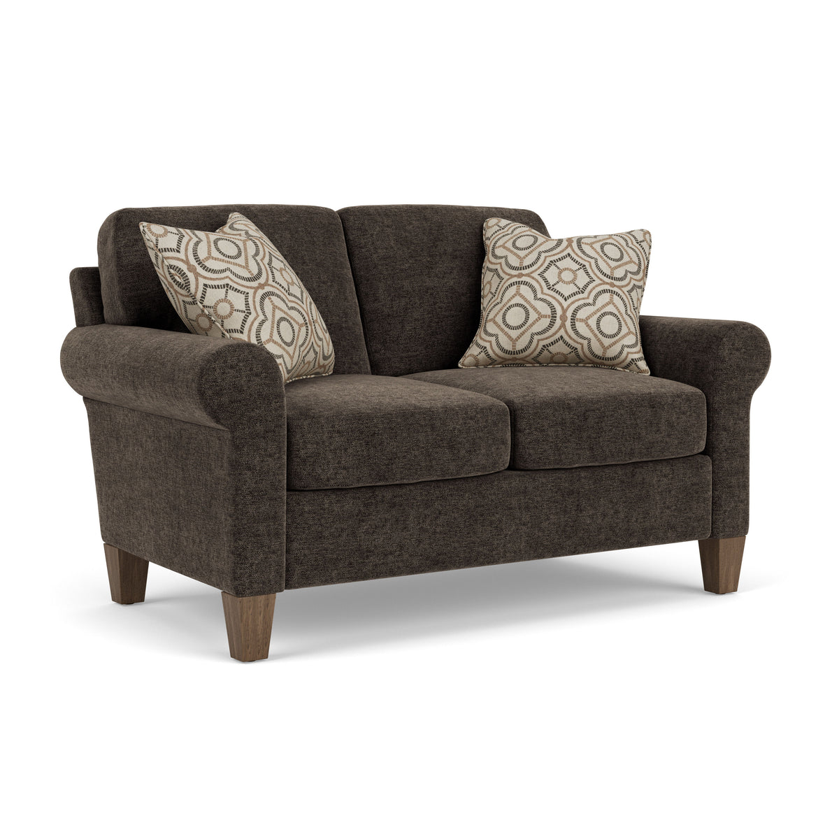 Moxy - Loveseat (Roll Arms) - Premium Stationary Loveseats from Flexsteel - Just $1875! Shop now at brett interiors