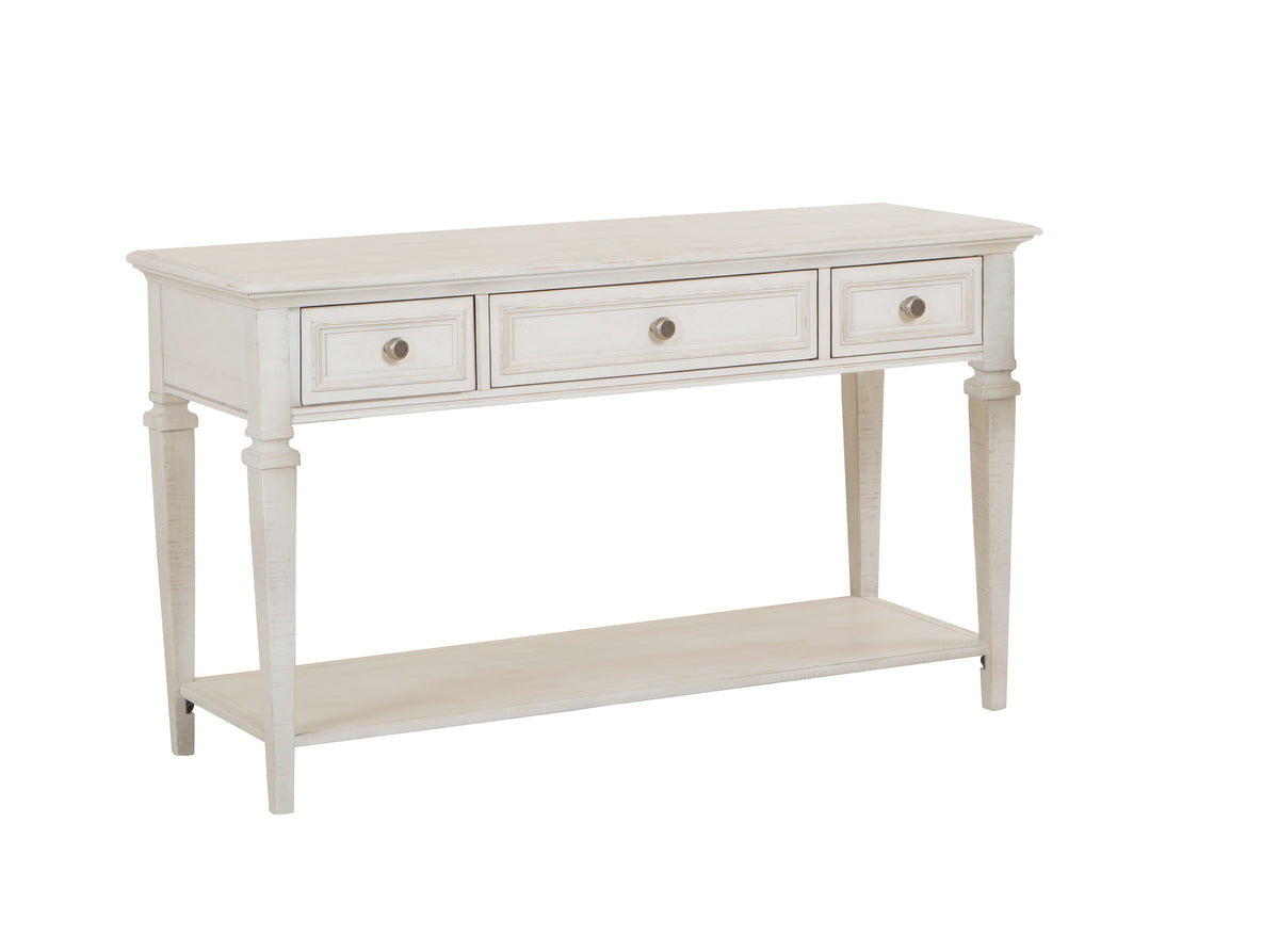 Newport - Rectangular Sofa Table - Alabaster - Premium Sofa Tables from Magnussen Furniture - Just $762.50! Shop now at brett interiors