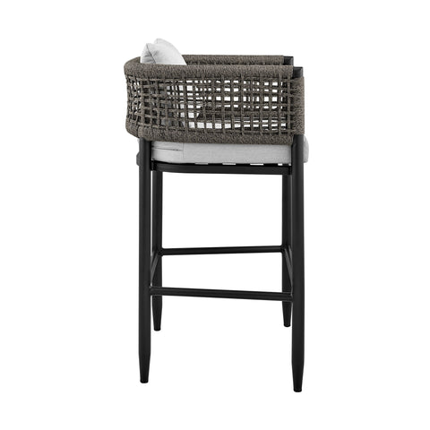 Alegria - Outdoor Patio Bar Stool With Cushions - Premium Counter Height (24"-27") from Armen Living - Just $887.50! Shop now at brett interiors