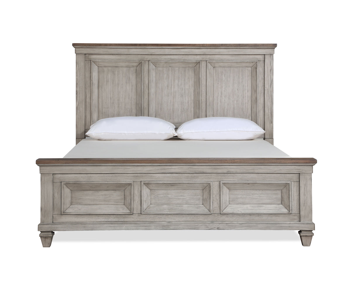 Mariana - 6/6 Eastern King 5 Piece Bedroom Set (Bed & Dresser & Mirror & Chest & Nightstand) - Gray - Premium 5 Piece Bedroom Sets from New Classic - Just $3472.50! Shop now at brett interiors