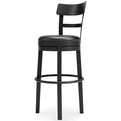 Valebeck -  Tall Upholstered Swivel Barstool - Premium Bar Height (28"-30") from Signature Design by Ashley® - Just $254.10! Shop now at brett interiors