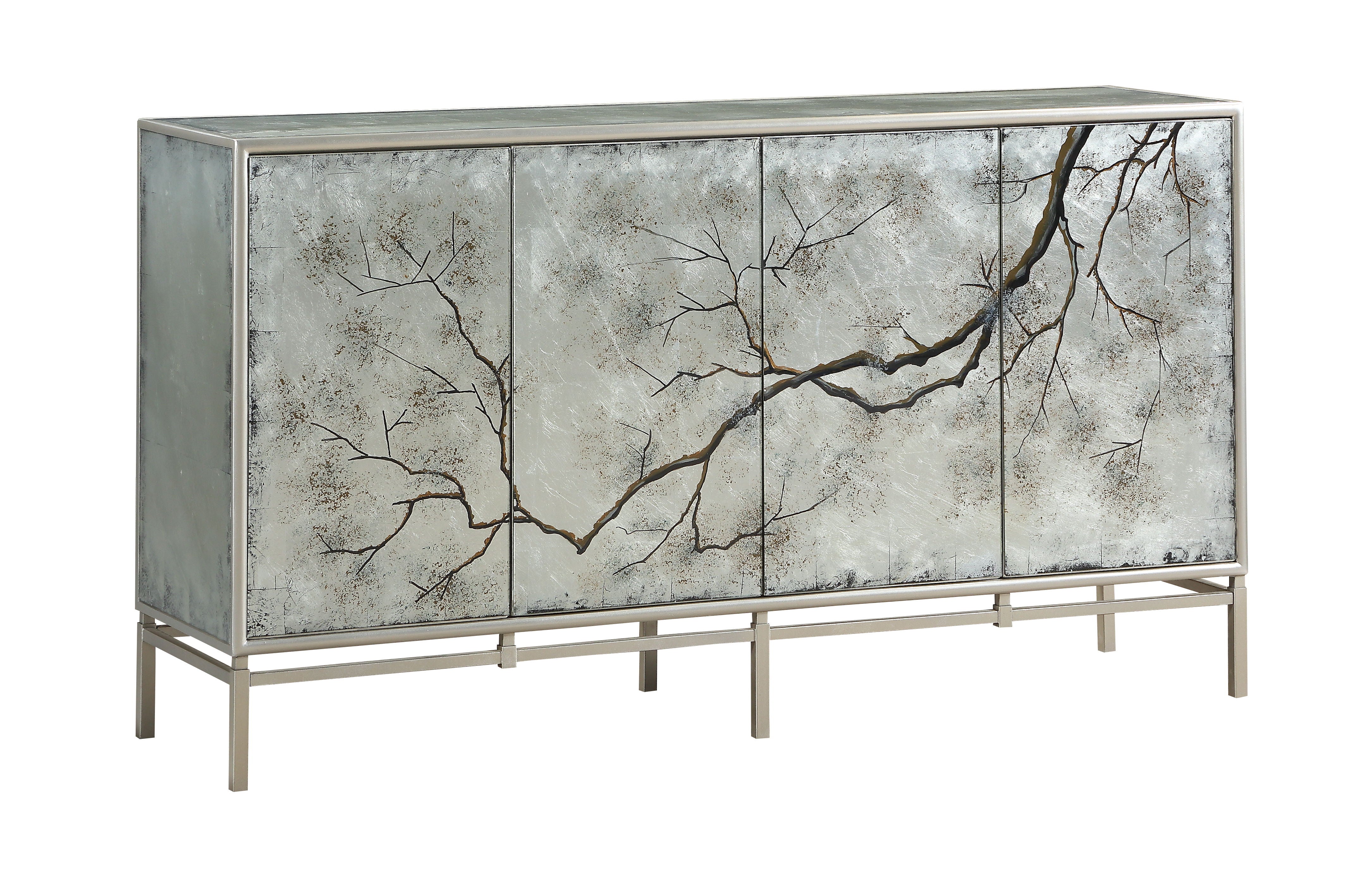 Silverton - Four Door Credenza - Winter Forest - Premium Credenzas from Coast2Coast Home - Just $4537.50! Shop now at brett interiors