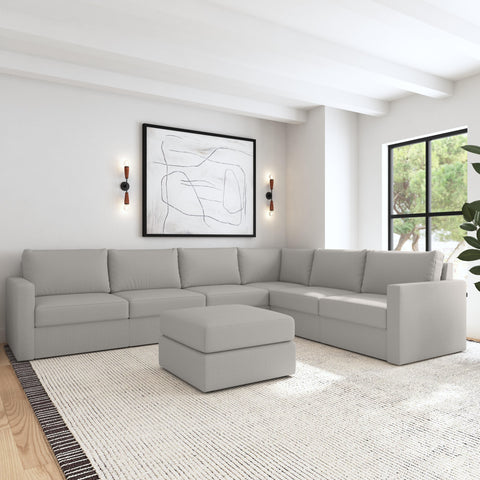 Flex - Sectional with Standard Arm and Ottoman - Premium 2 Piece Living Room Sets from Homestyles - Just $10997.50! Shop now at brett interiors