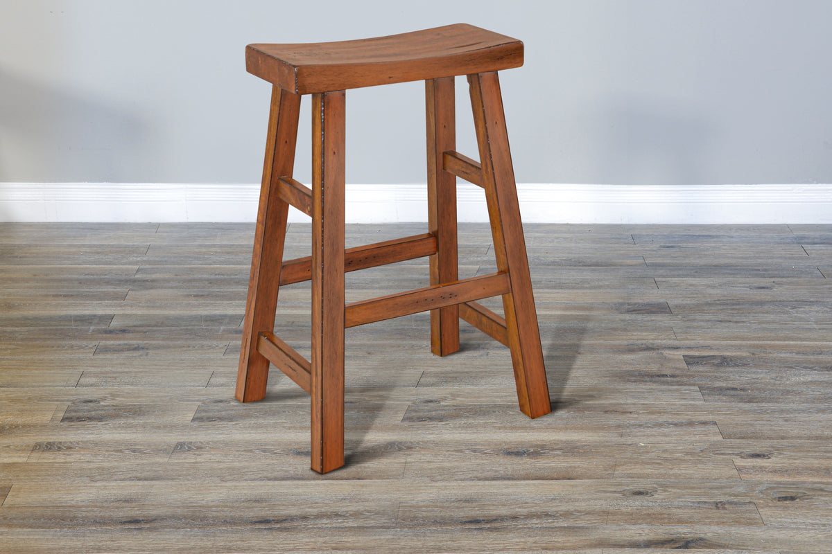 Sedona - Saddle Seat Stool With Wood Seat - Premium Counter Height (24"-27") from Sunny Designs - Just $112! Shop now at brett interiors