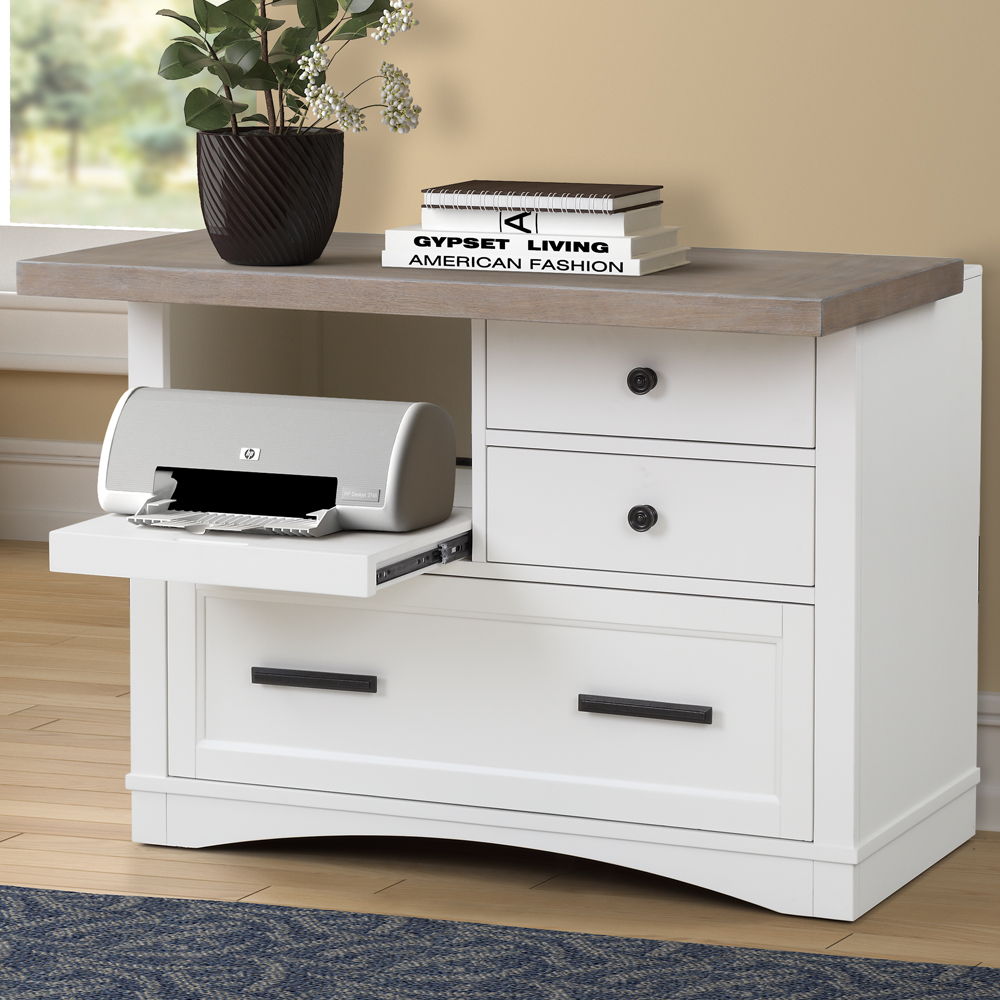 Americana Modern - Functional File with Power Center - Premium Filing Cabinets from Parker House - Just $822.50! Shop now at brett interiors