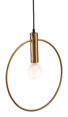 Irenza - Ceiling Lamp - Brass - Premium Ceiling Lamps from Zuo Modern - Just $300! Shop now at brett interiors