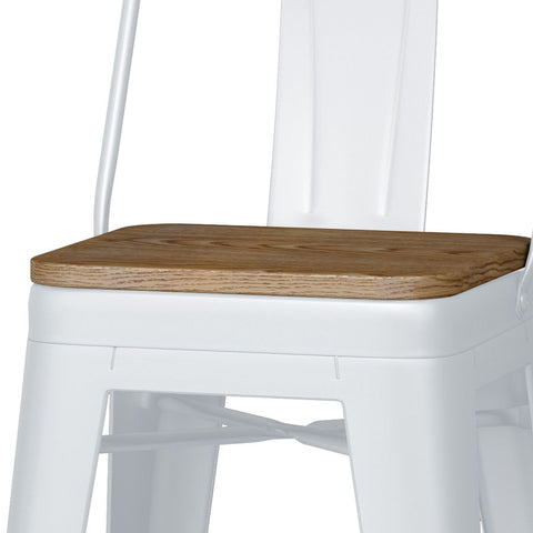 Rayne - 24" Metal / Wood Counter Height Stool - Premium Stool Sets from Simpli Home - Just $182! Shop now at brett interiors