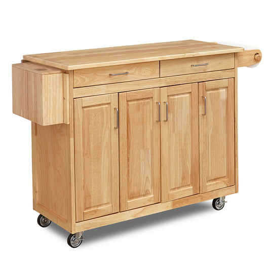 General Line - Kitchen Cart With 2 Drawers - Light Brown - 35.5" - Premium Bars & Bar Carts from Homestyles - Just $1499.98! Shop now at brett interiors