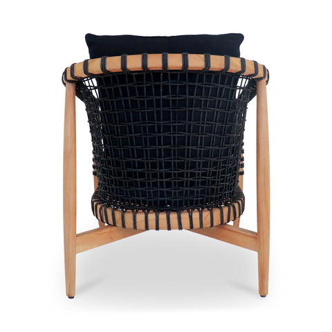 Kuna - Outdoor Lounge Chair - Black - Premium Lounge Chairs from Moe's Home Collection - Just $2497.50! Shop now at brett interiors