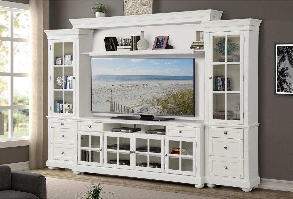 Cape Cod - Entertainment Wall - Premium Entertainment Centers from Parker House - Just $2747.50! Shop now at brett interiors