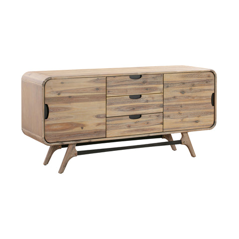 Kendra - 3 Drawer Sideboard Buffet - Premium Buffets from Armen Living - Just $1607.50! Shop now at brett interiors