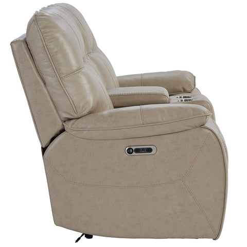 Axel - Power Console Loveseat - Parchment - Premium Reclining Loveseats from Parker Living - Just $1572.50! Shop now at brett interiors