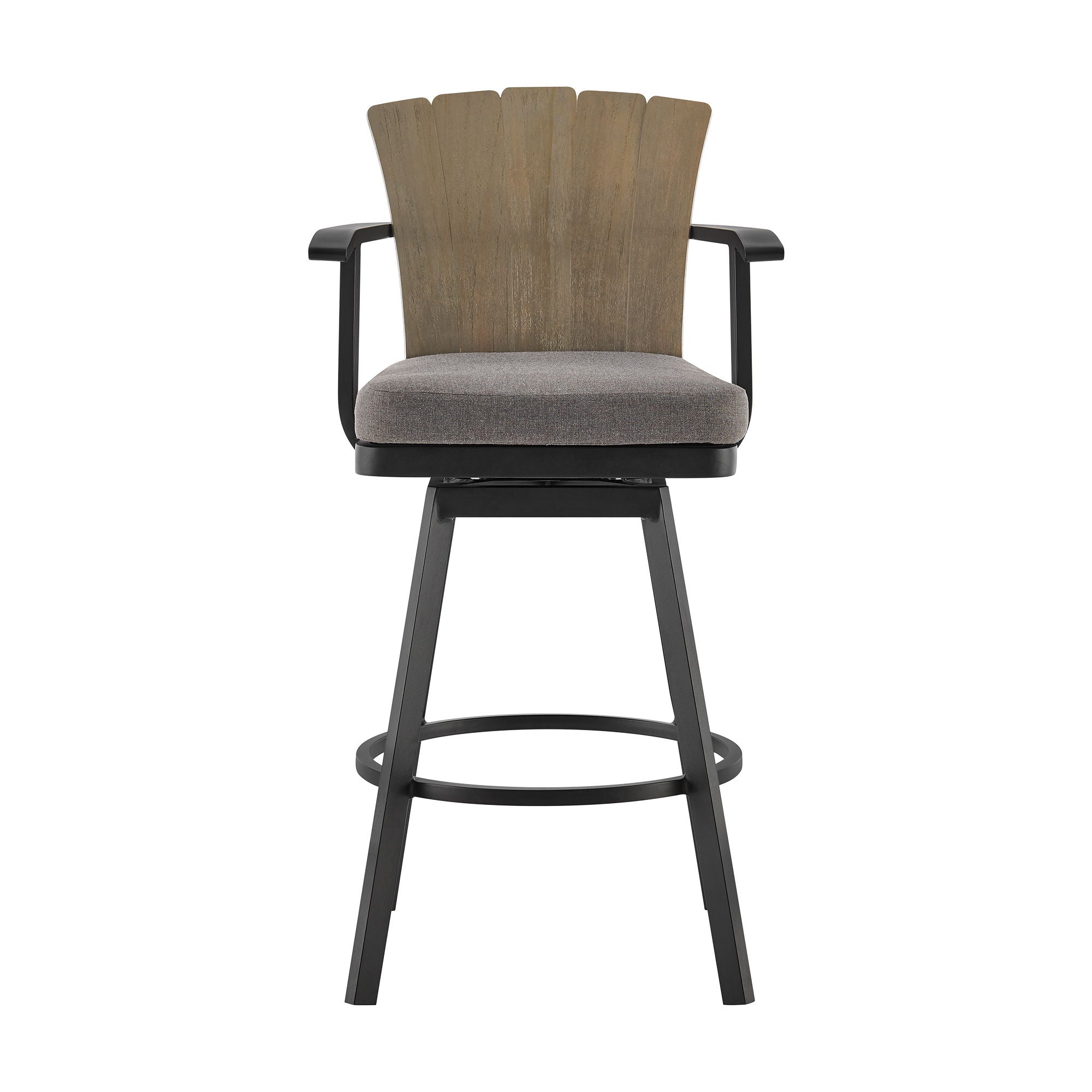 Hazel - Outdoor Patio Swivel Bar Stool - Premium Counter Height (24"-27") from Armen Living - Just $787.50! Shop now at brett interiors