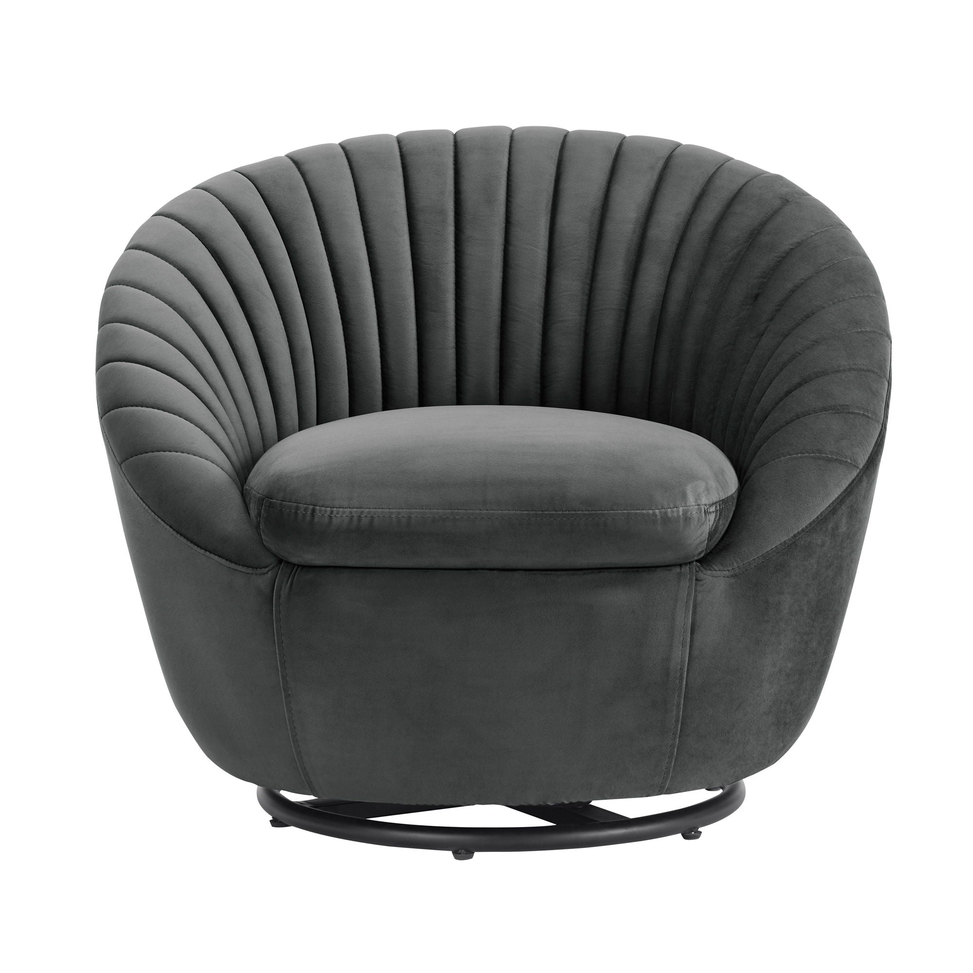 Bella - Velvet Swivel Accent Chair - Premium Swivel Chairs from Armen Living - Just $680! Shop now at brett interiors