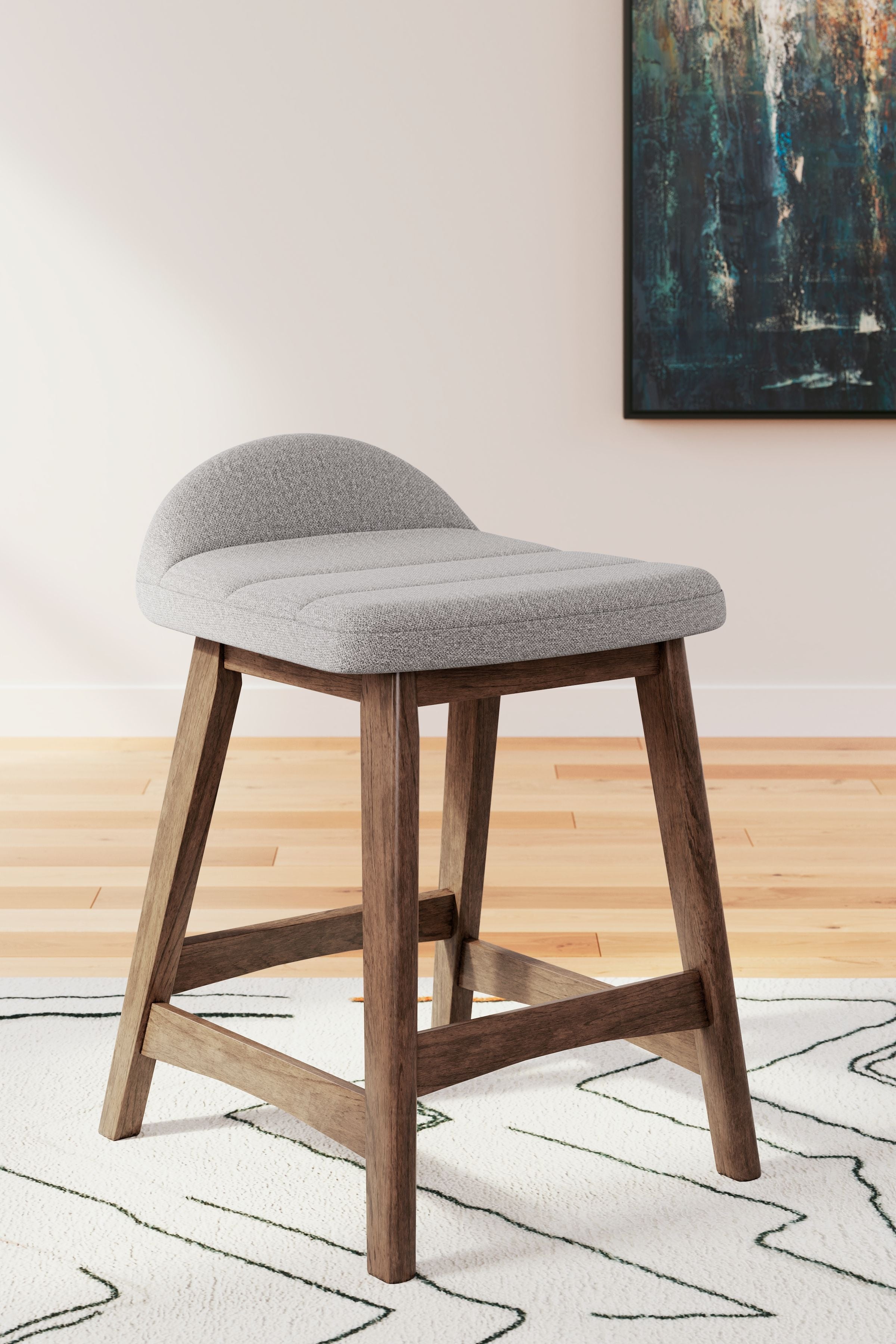 Lyncott - Upholstered Barstool (Set of 2) - Premium Stool Sets from Signature Design by Ashley® - Just $265.65! Shop now at brett interiors