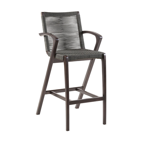 Brielle - Outdoor Rope Counter And Bar Height Stool - Premium Bar Height (28"-30") from Armen Living - Just $607.50! Shop now at brett interiors