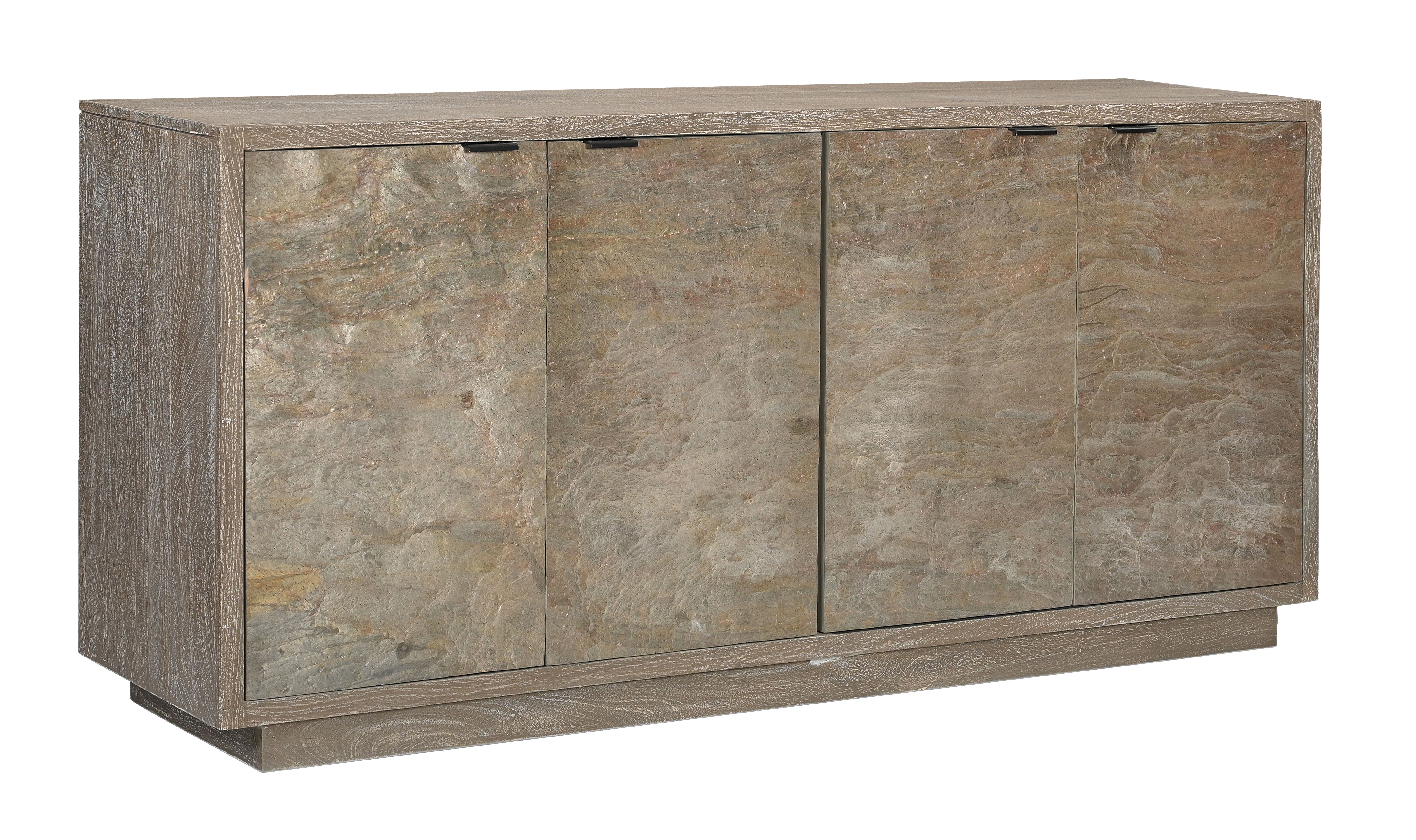 Kallichore - Four Door Credenza - Weathered Browns - Premium Credenzas from Coast2Coast Home - Just $4950! Shop now at brett interiors