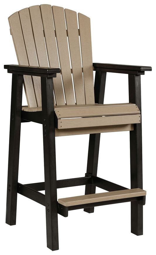 Fairen Trail - Black / Driftwood - Tall Barstool (Set of 2) - Premium Chair Sets from Signature Design by Ashley® - Just $1368.68! Shop now at brett interiors