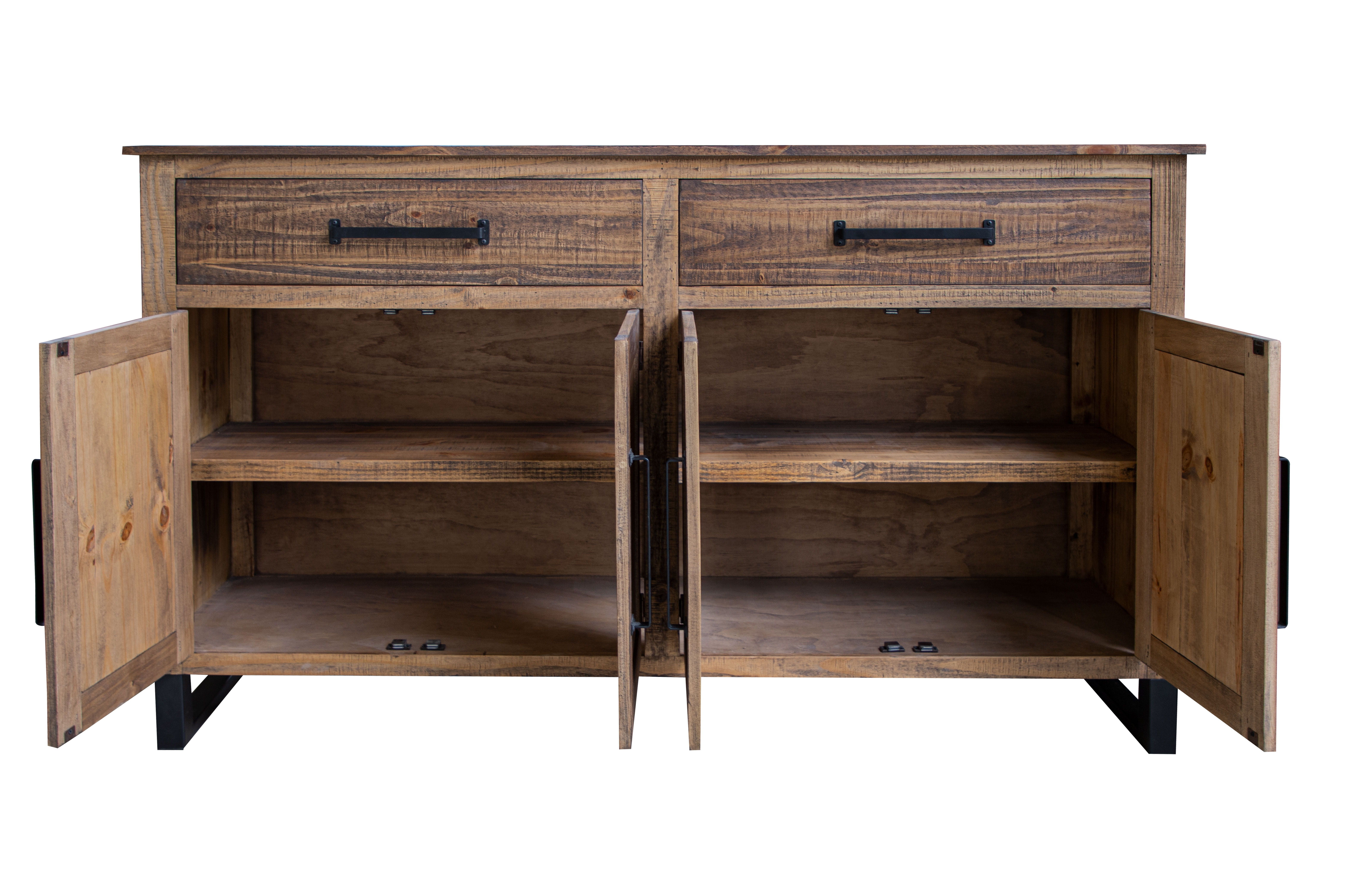 Olivo - Console - Natural Brown - Premium TV Stands from International Furniture Direct - Just $1247.50! Shop now at brett interiors