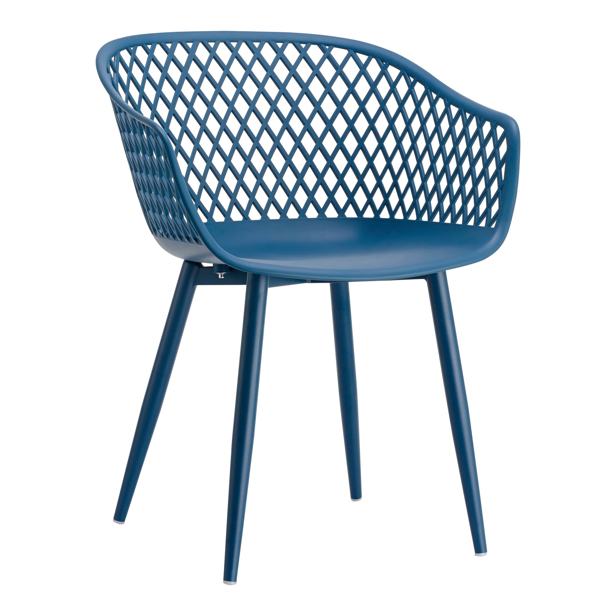 Piazza - Outdoor Chair Chair (Set of 2) - Blue - Premium Chair Sets from Moe's Home Collection - Just $572.50! Shop now at brett interiors