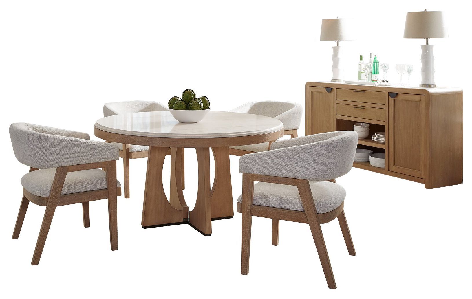 Escape - Round Dining Set - Premium 5 Piece Dining Room Sets from Parker House - Just $2247.50! Shop now at brett interiors