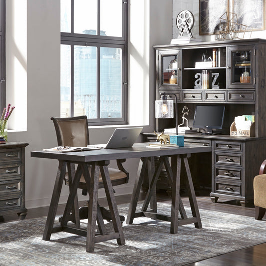 Sutton Place - Desk - Weathered Charcoal - Premium Writing Desks from Magnussen Furniture - Just $899! Shop now at brett interiors